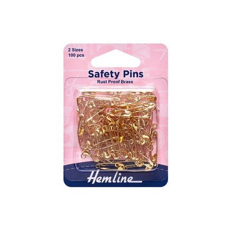 Safety Pins: Assorted Value Pack - 100pcs