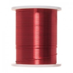 Trimits 28 Gauge Copper Wire 22m: Red