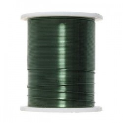 Trimits 28 Gauge Copper Wire 22m: Green