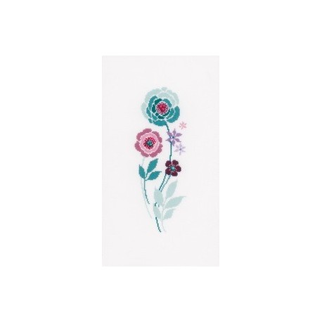 Counted Cross Stitch Kit: Modern Flowers : PN-0154588