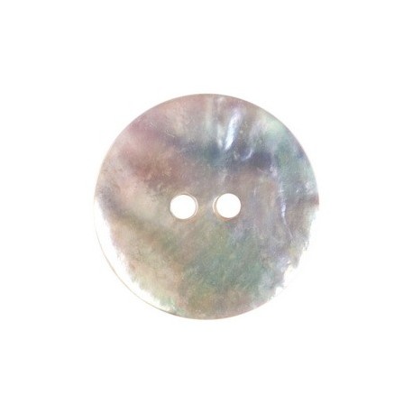 Agoya Shell Button 18mm 2 hole. Colour: Mother of Pearl