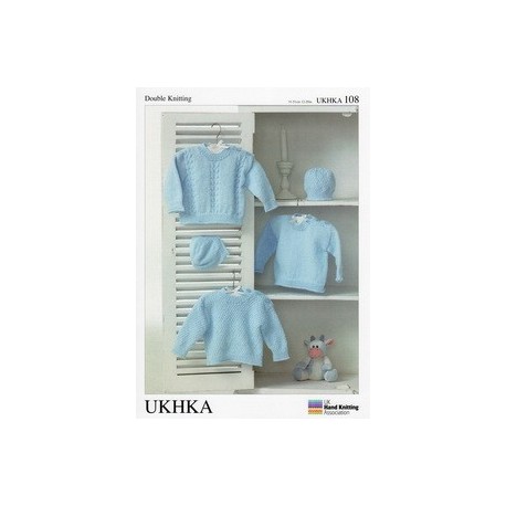 UKHKA Baby UK Pattern: Sweaters and Hat 108