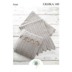 UKHKA Pattern: Aran Cushion and Blanket 160