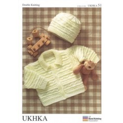 UKHKA Baby DK Pattern: Jacket and Hat 51