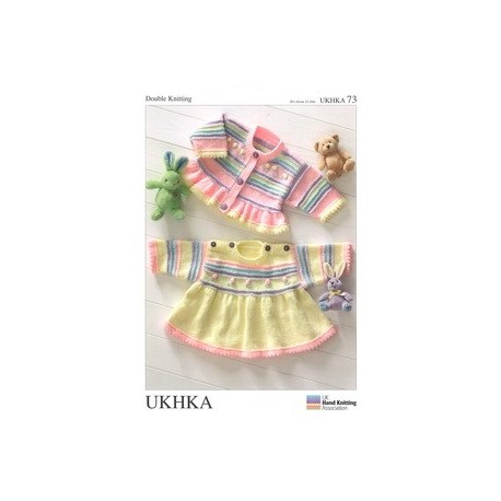 UKHKA DK Baby Pattern: Dress and Cardigan 73