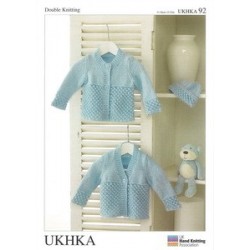 UKHKA DK Baby Pattern: Cardigans and Hat 92