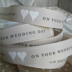 Ribbon 15mm - On Your Wedding Day