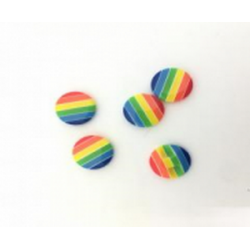 Rainbow Pride Buttons 14mm