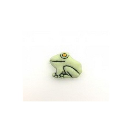 Green Frog Buttons