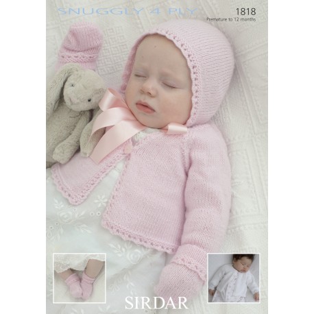 Snuggly 4 Ply Baby Pattern 1818