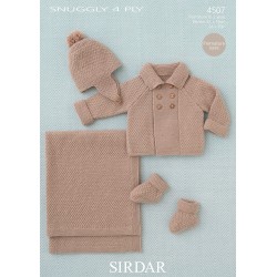 Sirdar Snuggly 4 ply Baby Pattern 4507