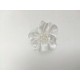 Satin Flower with Pearls 30mm