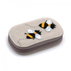 Premium Novelty Collection: Applique Sewing Kit: Zip Case with Contents: Bee