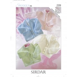 Sirdar Snuggly DK Baby Pattern 3104