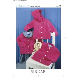 Sirdar Snuggly DK Baby Pattern 3110