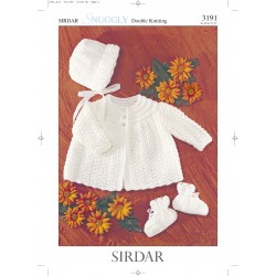 Sirdar Snuggly DK Baby Pattern 3191