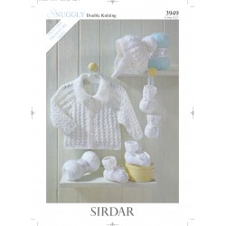 Sirdar Snuggly DK Baby Pattern 3949