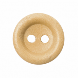 Wooden Button 14mm - Brown