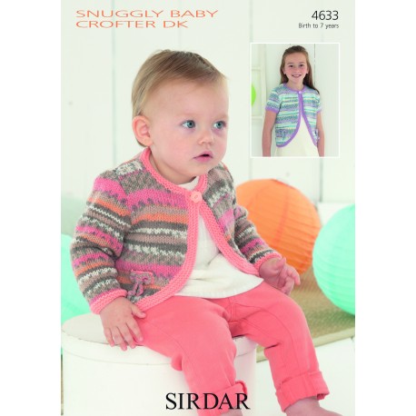 Sirdar Snuggly Baby Crofter DK Pattern 4633