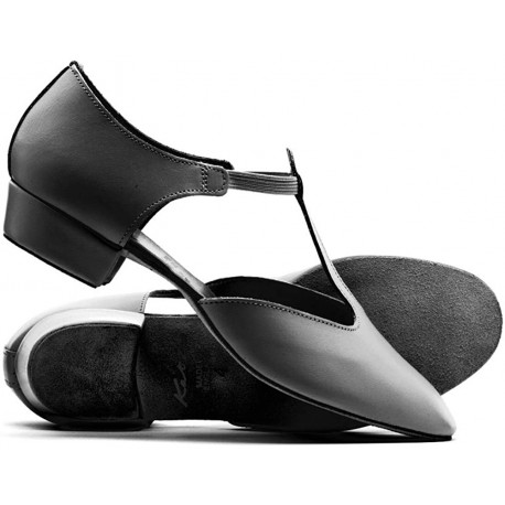 Katz Black Leather Greek Sandals  (Size 2.5)