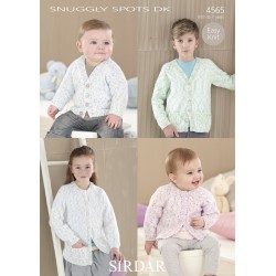 Sirdar Snuggly Spots DK Baby Pattern 4565