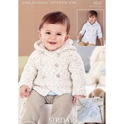 Sirdar Snuggly Spots DK Baby Pattern 4569