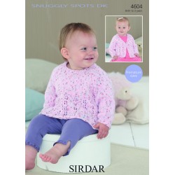 Sirdar Snuggly Spots DK Baby Pattern 4604