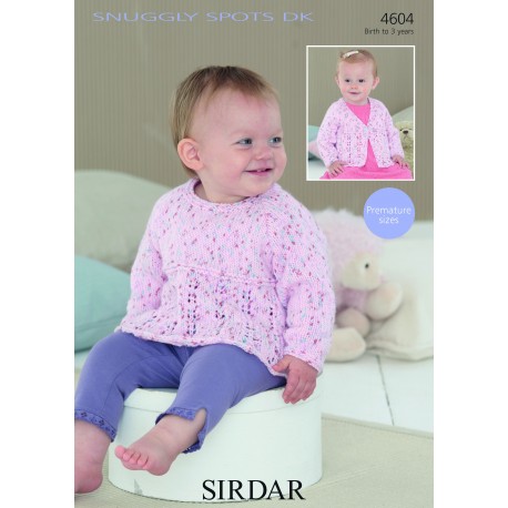 Sirdar Snuggly Spots DK Baby Pattern 4604