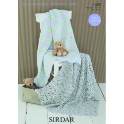 Sirdar Snuggly Spots DK Baby Pattern 4605
