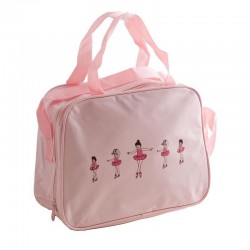 Pink Ballet Dance Bag with Ballerinas