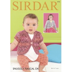 Sirdar Snuggly Rascal DK Baby Pattern 4775