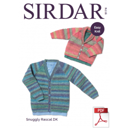 Sirdar Snuggly Rascal Baby Pattern 5174