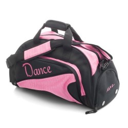 Katz Black & Sparkly Dance Bag - Pink