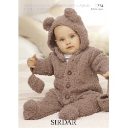 Sirdar Snuggly Snowflake Chunky Baby Pattern 1774