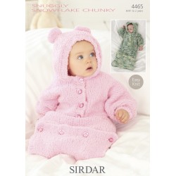 Sirdar Snuggly Snowflake Chunky Baby Pattern 4465