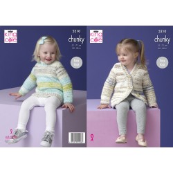 King Cole Baby Chunky Pattern 5210