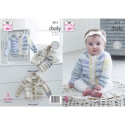 King Cole Baby Chunky Pattern 5212