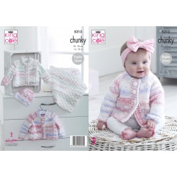 King Cole Baby Chunky Pattern 5213