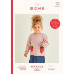 Sirdar Girls Strawberry Jumper DK Pattern 2570
