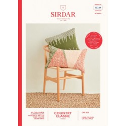 Sirdar Cushion Cover Pattern 10234