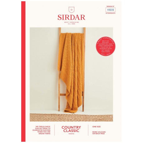 Sirdar Blanket Pattern 10232