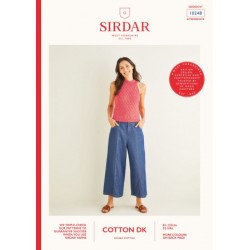 Sirdar Ladies Summer Top Pattern DK 10248