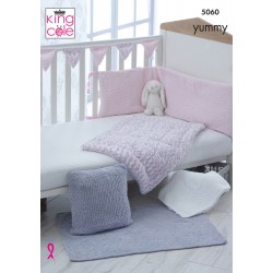 King Cole Yummy Baby Blanket/Cushion Pattern 5060