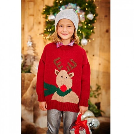 Stylecraft Childs Christmas Jumper Pattern 9204