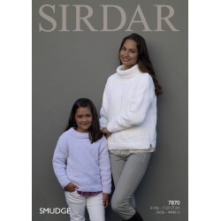 Sirdar Smudge Ladies & Childs Pattern 7870