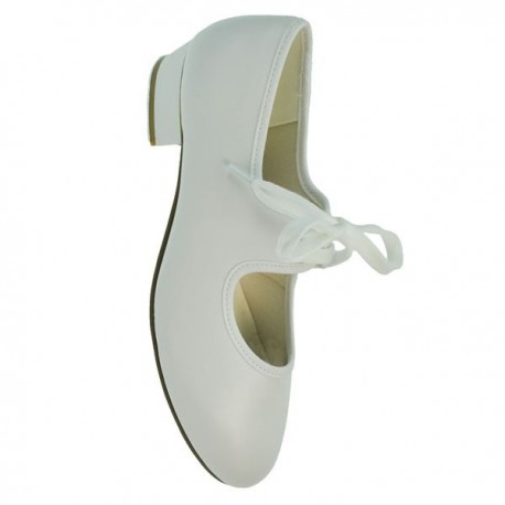 Starlite White Tap Shoes with Toe & Heel Taps