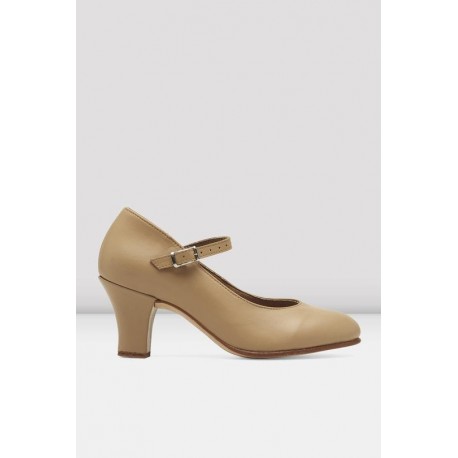 Bloch Ladies Character Shoe Size 7.5 (US 10.5) - TAN