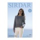 Sirdar Cotton DK Ladies Pattern 7824