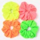 Neon Waffle Fabric Scrunchie - Various Colours