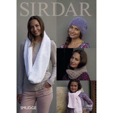 Sirdar Smudge Ladies Pattern 7868